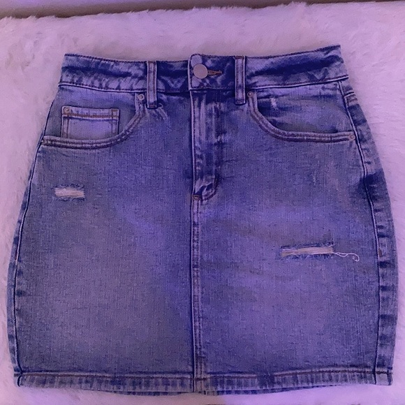 Garage blue denim skirt - Picture 2 of 6